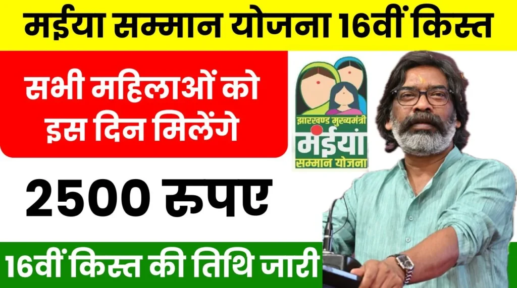 Maiya Samman Yojana 16th Installment