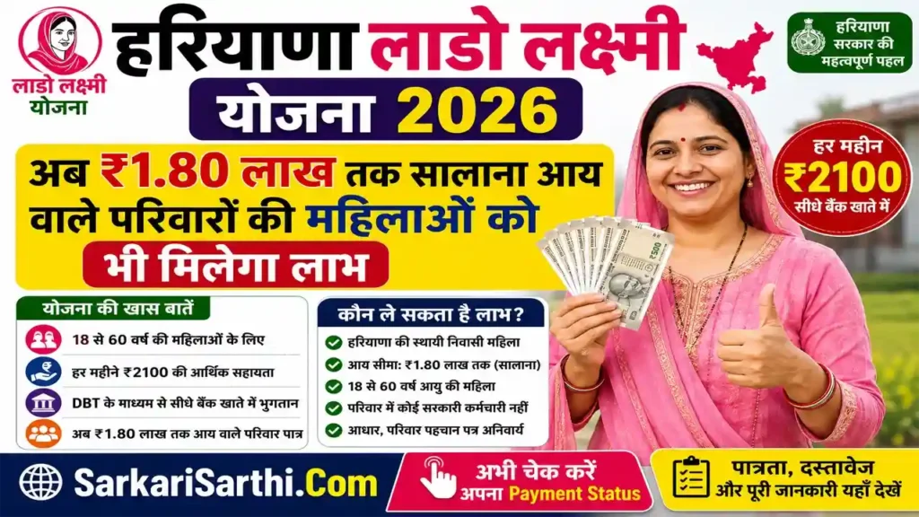 haryana lado lakshmi yojana 2026